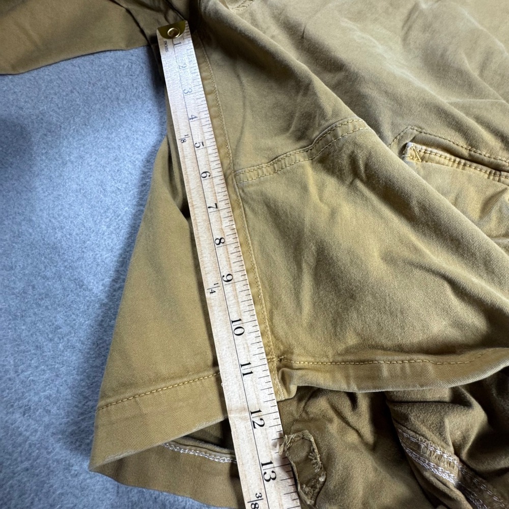 American Eagle Cargo Shorts Mens 38 Tan Extreme Flex Khaki Hiking Y2K Style - Picture 5 of 14